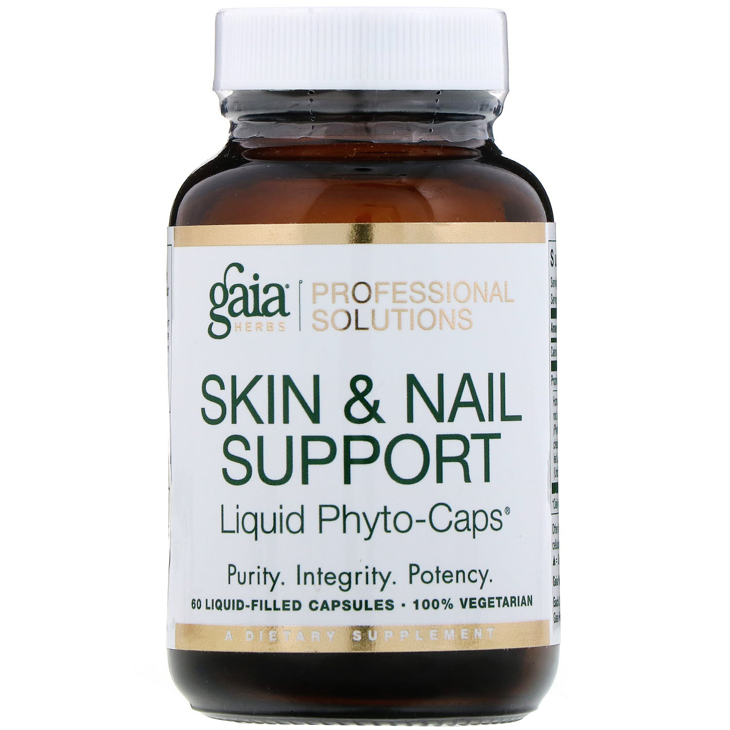 Comprar Gaia Herbs Professional Solutions, Suporte para Pele e Unhas, 60 Cápsulas (Líquido)