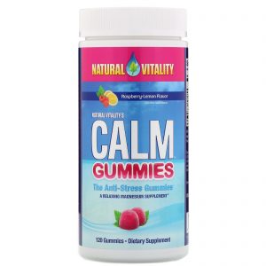 Comprar Natural Vitality, Gomas Calm, As Gomas Antiestresse, Sabor Framboesa-Limão, 120 Gomas