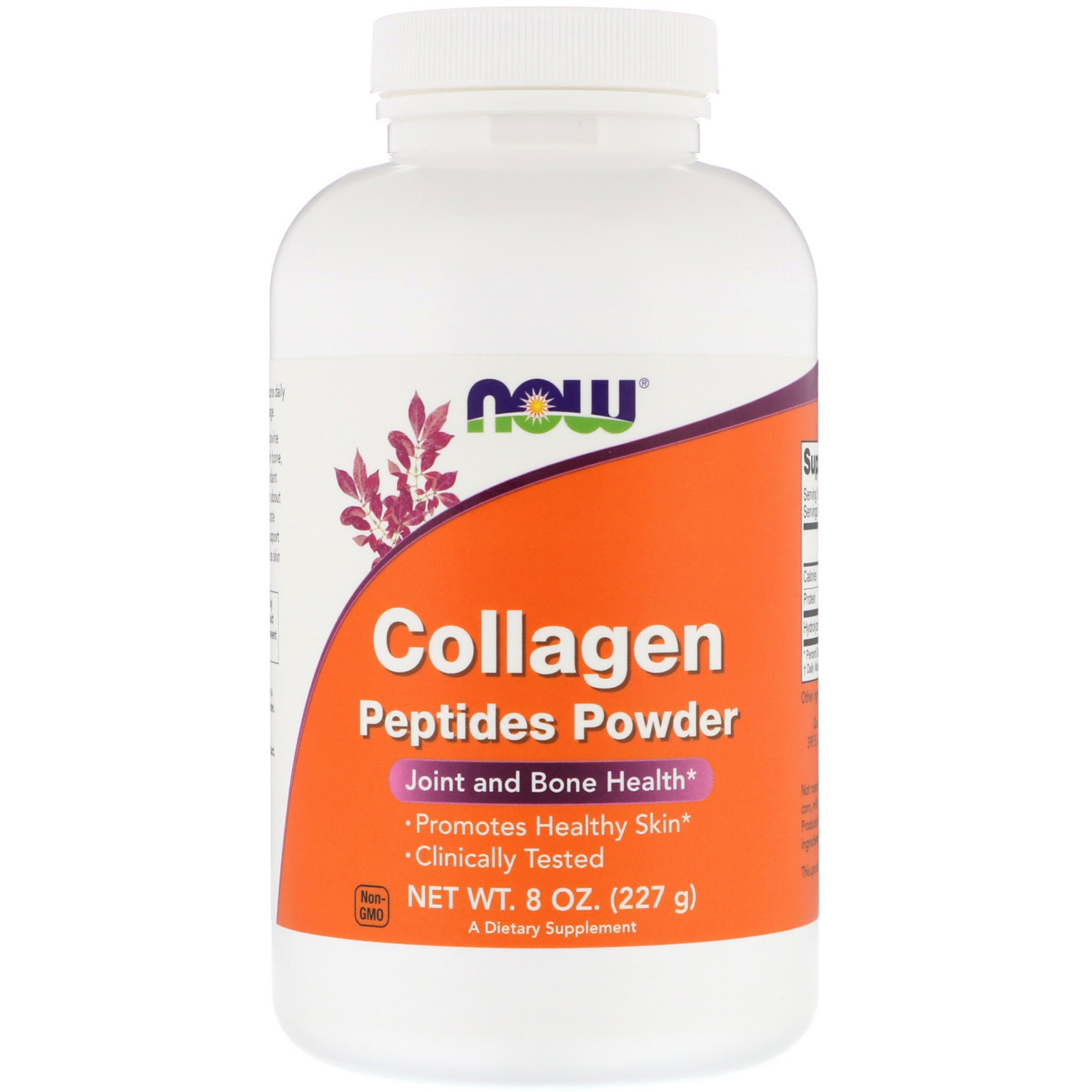 Comprar Now Foods, Peptídeos de Colágeno em Pó, 227 g (8 oz)