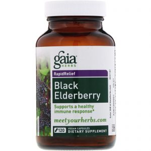 Comprar Gaia Herbs, Fruto do Sabugueiro, 120 Cápsulas Veganas