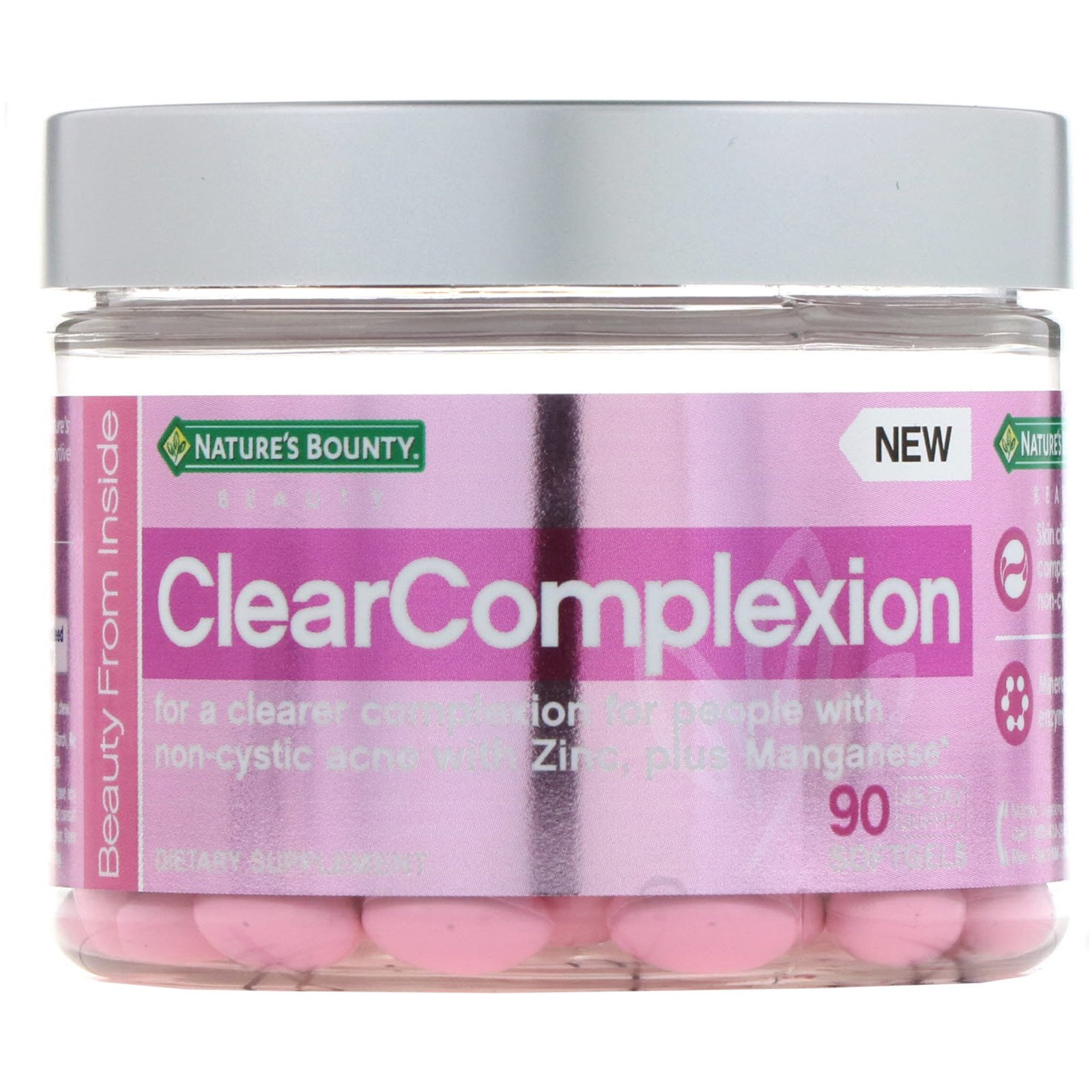 Comprar Nature's Bounty, ClearComplexion, 90 Cápsulas Gelatinosas