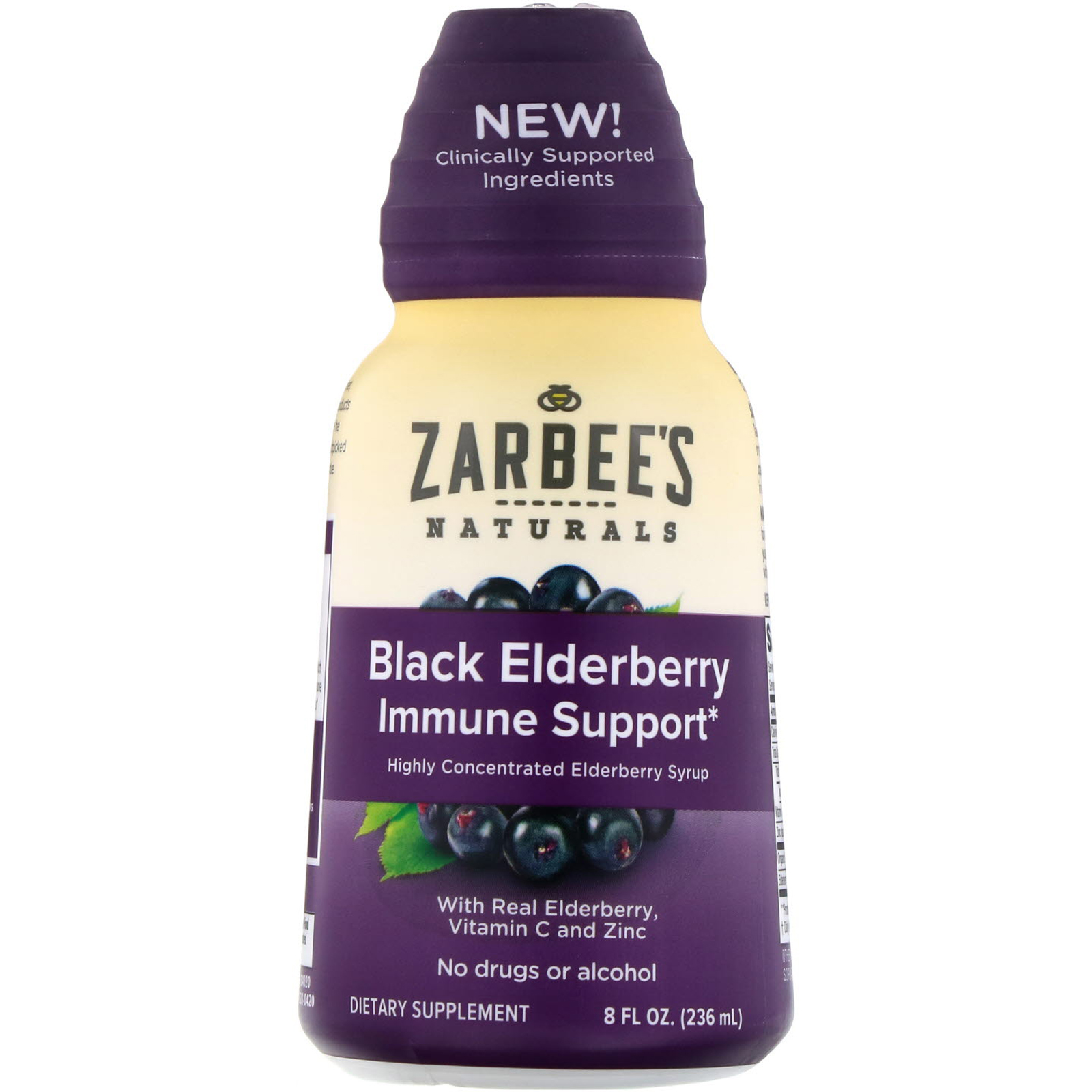Comprar Zarbee's, Suporte Imunológico de Sabugueiro Preto, 8 fl oz (236 ml)