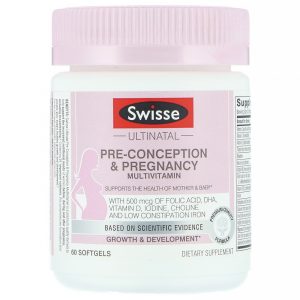 Comprar Swisse, Utinatal, Multivitamínico Pré-Concepção e Gravidez, 60 Cápsulas em Gel