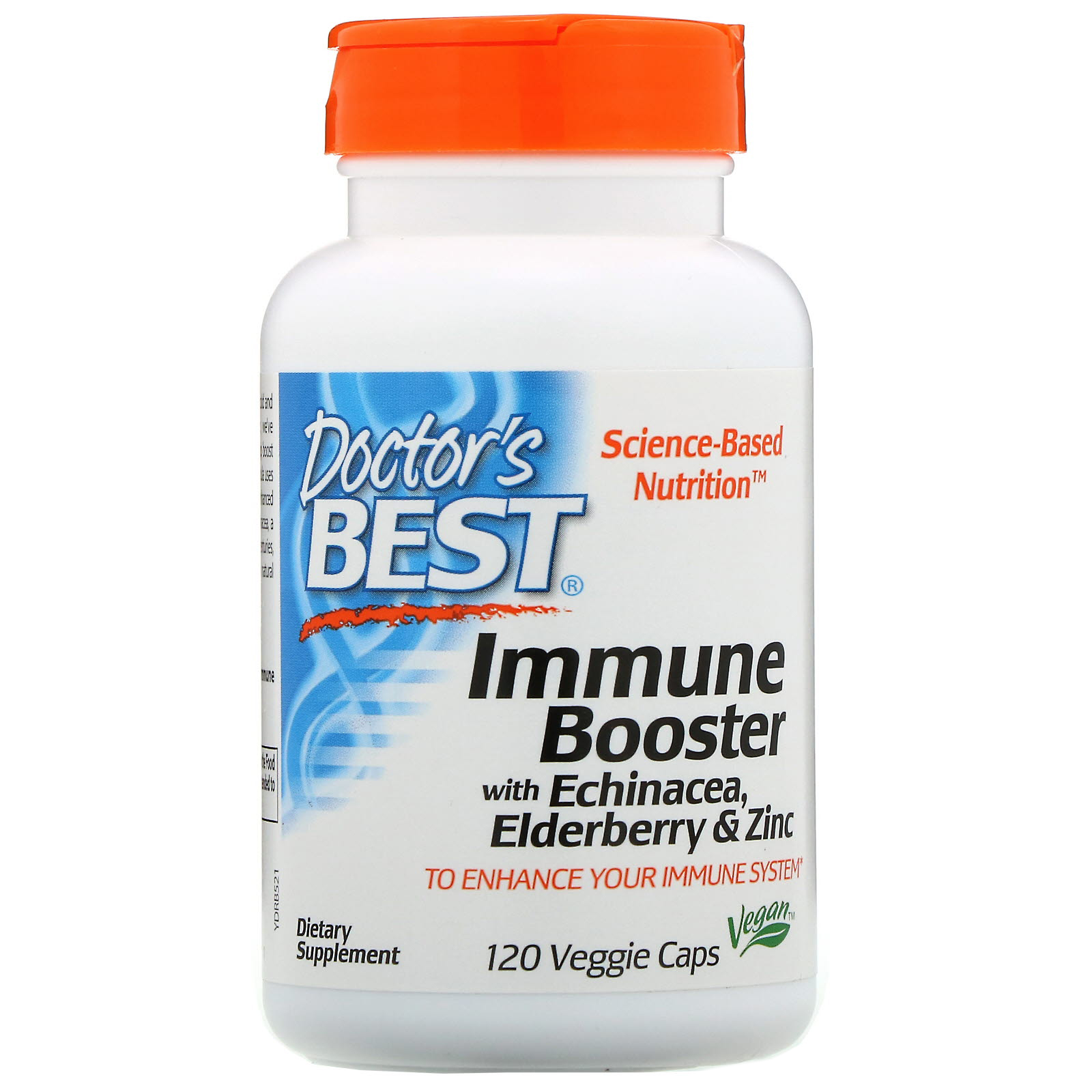 Comprar Doctor's Best, Reforço Imunológico com Equinácea, Sabugueiro e Zinco, 120 Cápsulas Vegetais