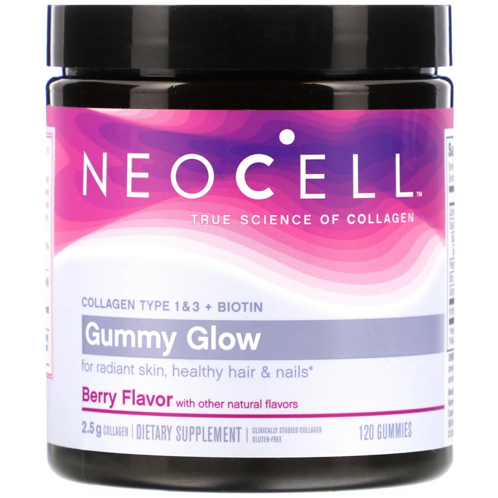 Comprar Neocell, Gummy Glow, Collagen Type 1 & 3 + Biotin, Berry, 120 Gummies