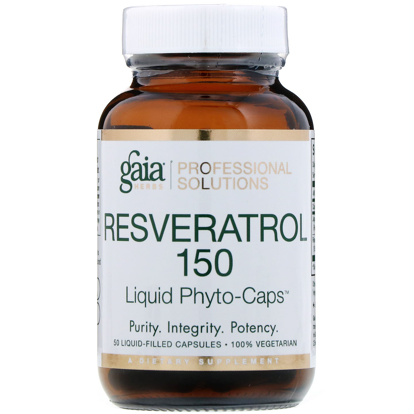 Comprar Gaia Herbs Professional Solutions, Resveratrol 150, 50 Cápsulas Líquidas
