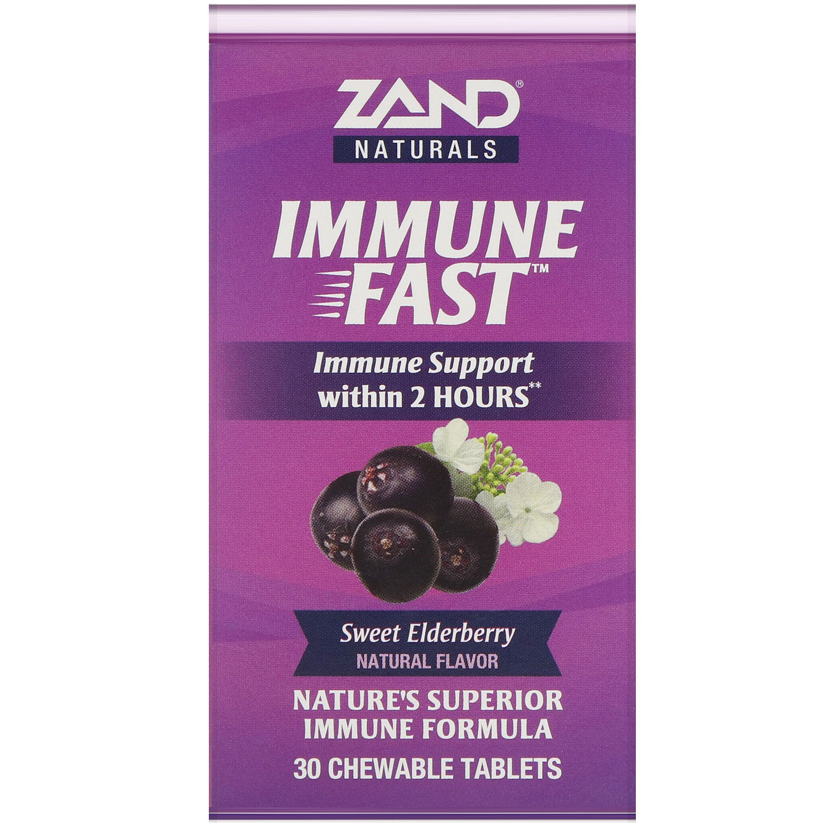 Comprar Zand, Immune Fast, Sabugueiro Doce, 30 Comprimidos Mastigáveis
