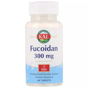 Comprar KAL, Fucoidan, 300 mg, 60 Comprimidos