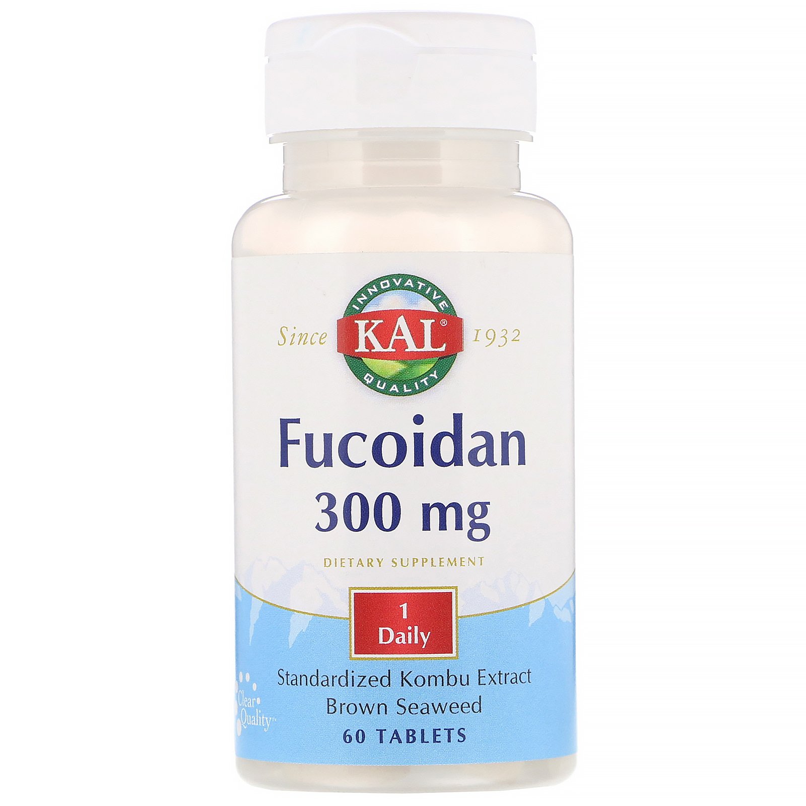 Comprar KAL, Fucoidan, 300 mg, 60 Comprimidos
