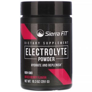 Comprar Sierra Fit, Eletrólito em Pó, 0 Calorias, Frutos Silvestres, 10,3 oz (291 g)