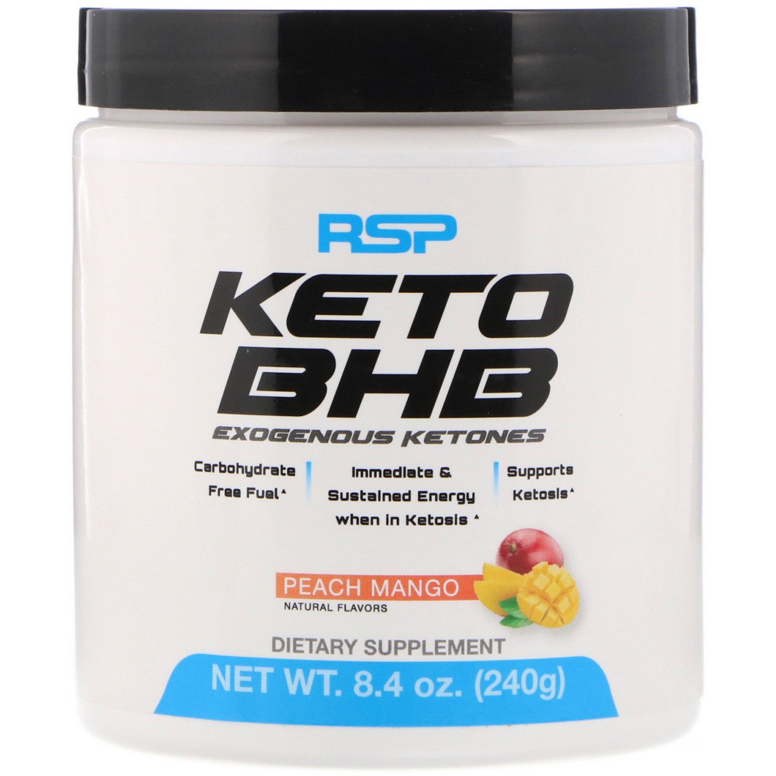 Comprar RSP Nutrition, Keto BHB, Manga e Pêssego, 240 g (8,4 oz)