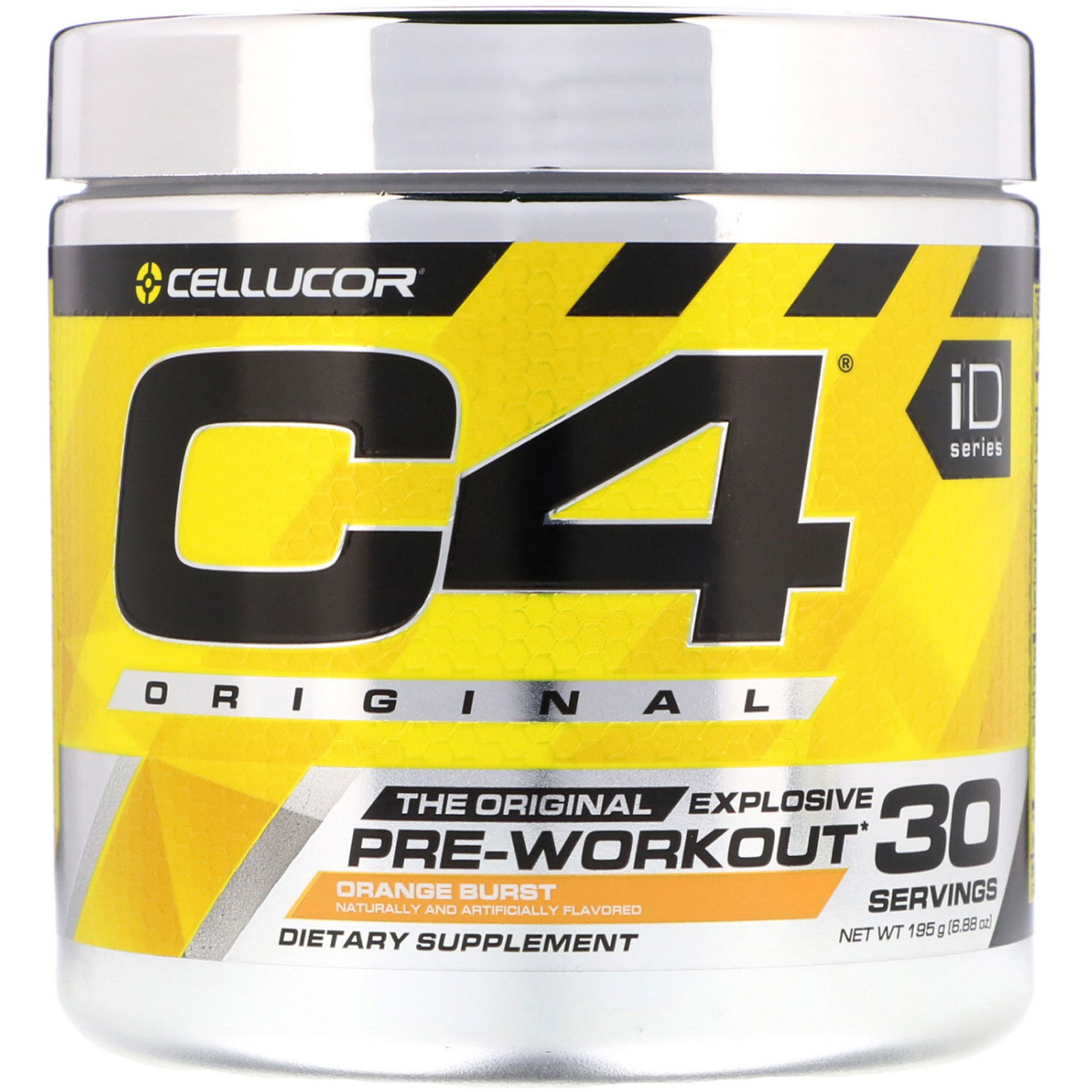 Comprar Cellucor, C4 Original Explosivo, Pré Treino, Laranja, 6,88 oz (195 g)