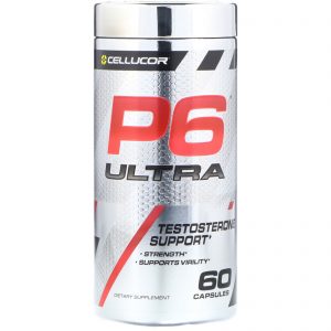 Comprar Cellucor, P6 Ultra, Suporte para Testosterona, 60 Cápsulas