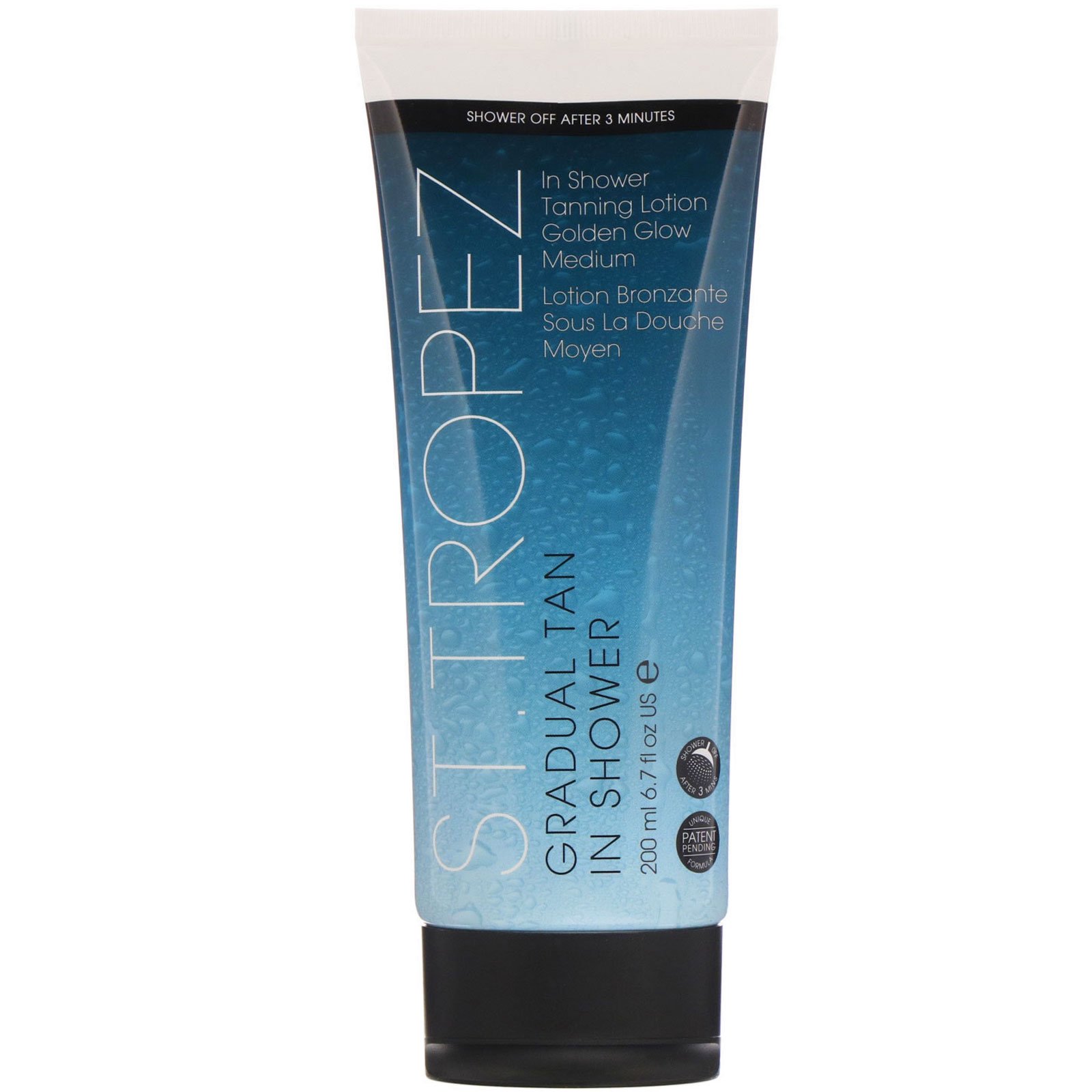 Comprar St. Tropez, Bronzeamento gradual, No chuveiro, Loção bronzeadora, Brilho dourado, Médio, 200 ml