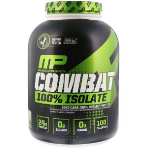 Comprar MusclePharm, Isolado de Proteína Combat 100%, Baunilha, 2268 g (5 lb)
