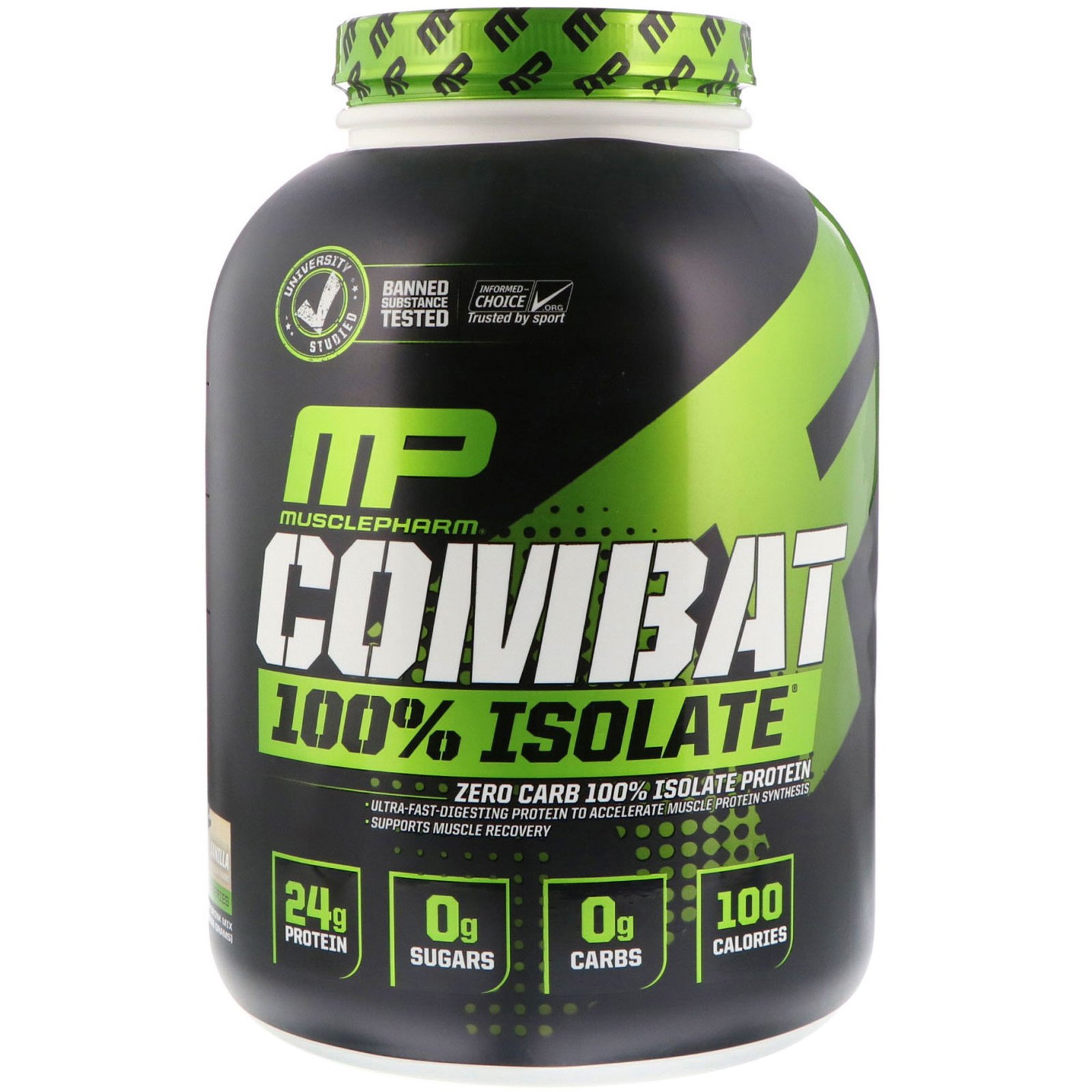 Comprar MusclePharm, Isolado de Proteína Combat 100%, Baunilha, 2268 g (5 lb)