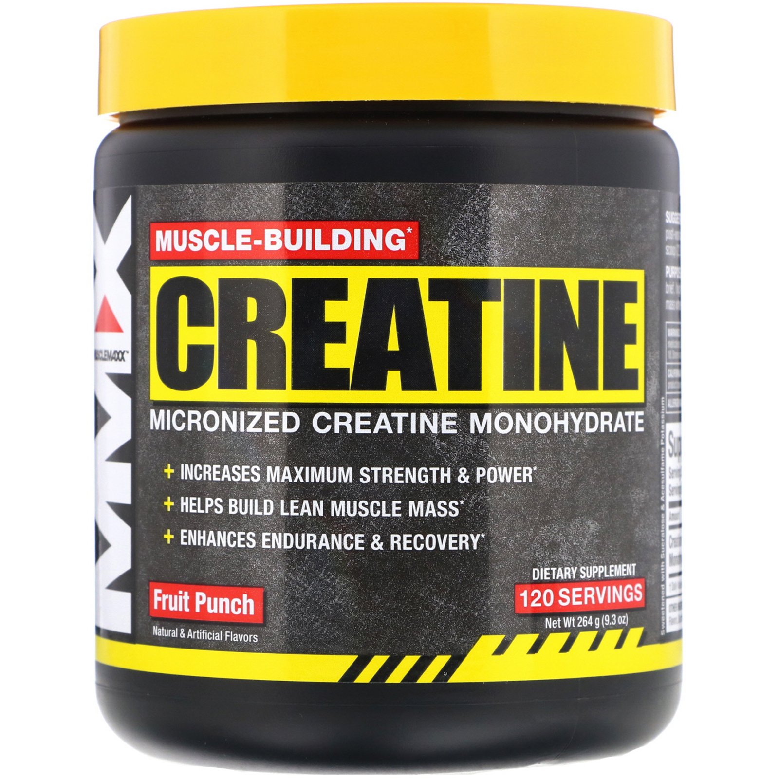 Comprar MuscleMaxx, Muscle-Building Creatine, Fruit Punch, 9.3 oz (264 g)