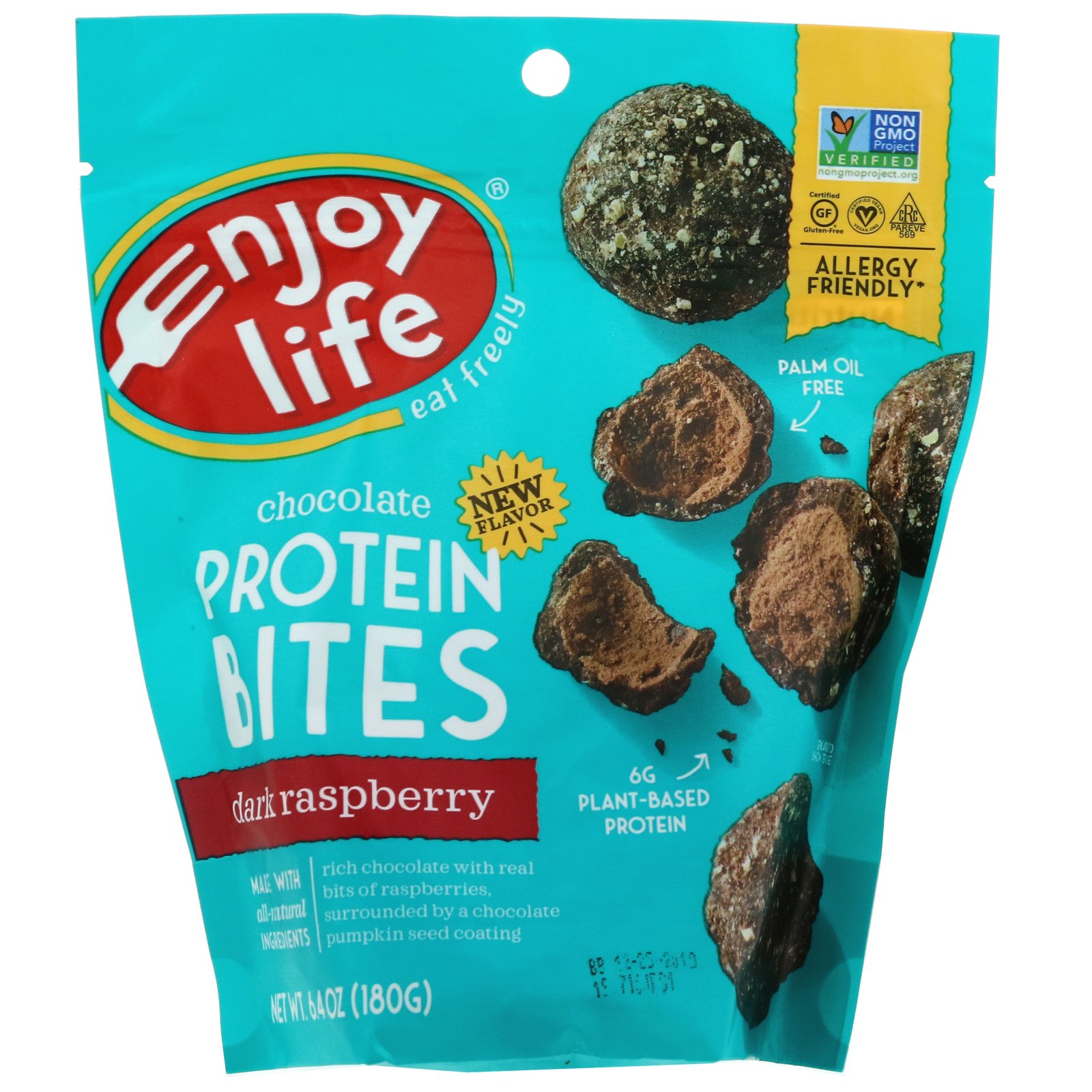 Comprar Enjoy Life Foods, Bites de Proteína de Chocolate, Framboesa Escura, 180 g (6,4 oz)