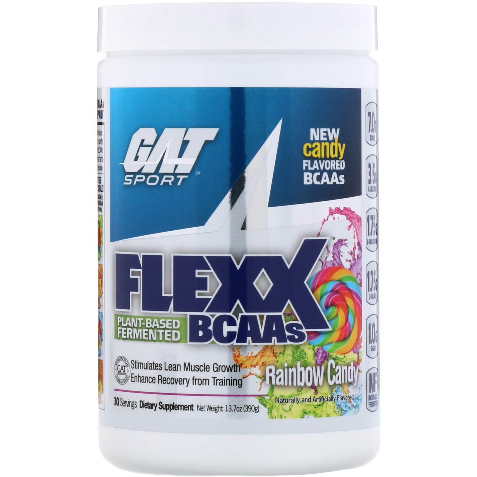 Comprar GAT, Flexx BCAAs, Doce Arco-íris, 13,7 oz (390 g)