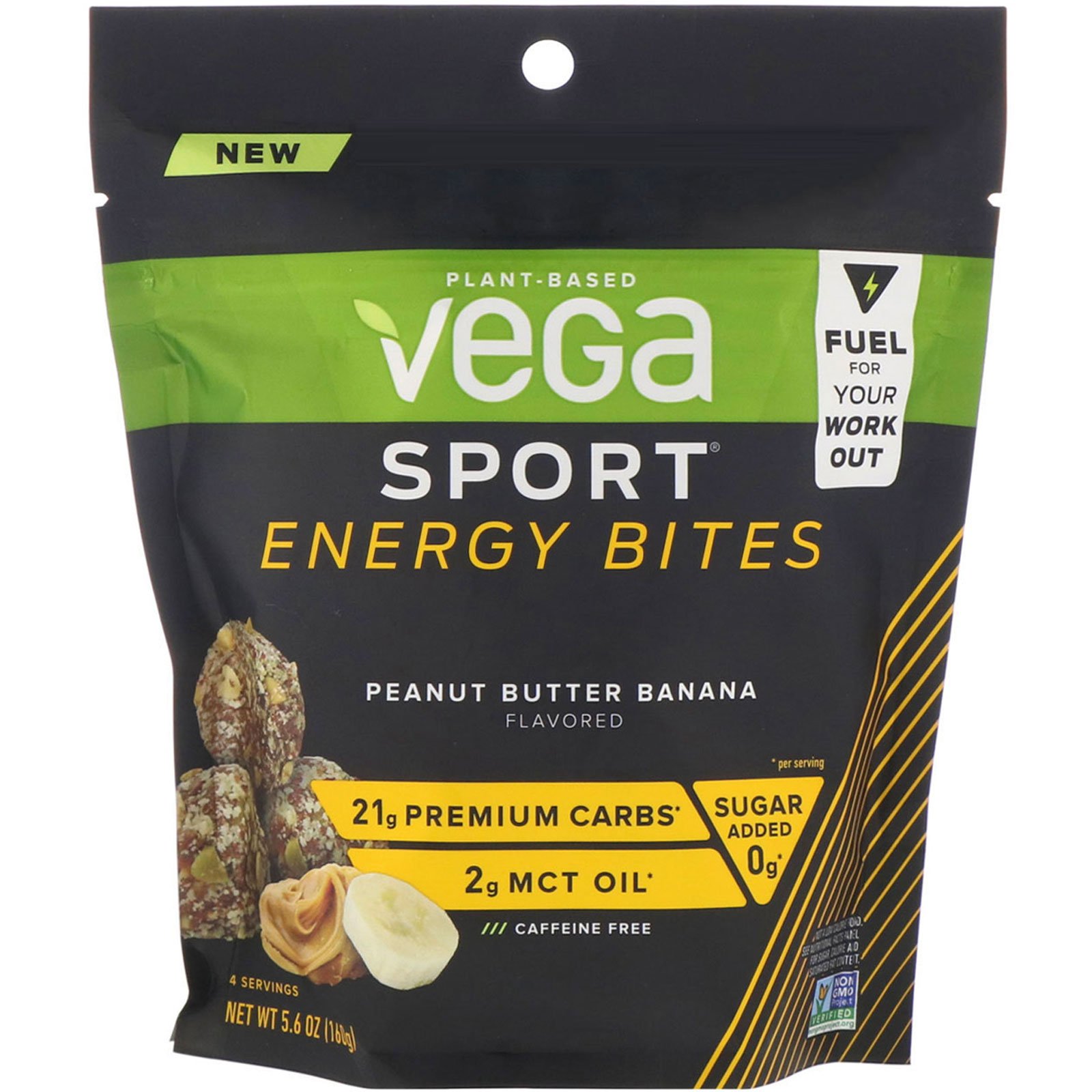 Comprar Vega, Sport, Energy Bites, Peanut Butter Banana, 5.6 oz (160 g)