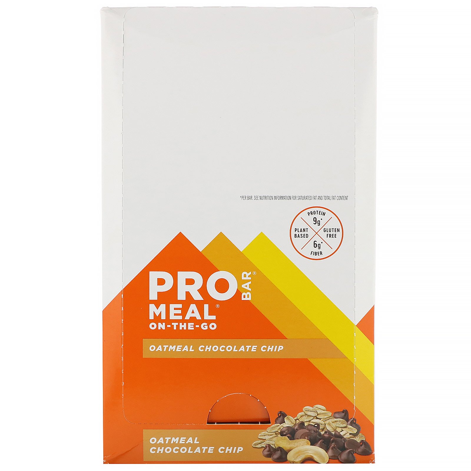 Comprar ProBar, Meal-On-The-Go, Oatmeal Chocolate Chip, 12 Bars, 3 oz (85 g) Each - Imagem 2