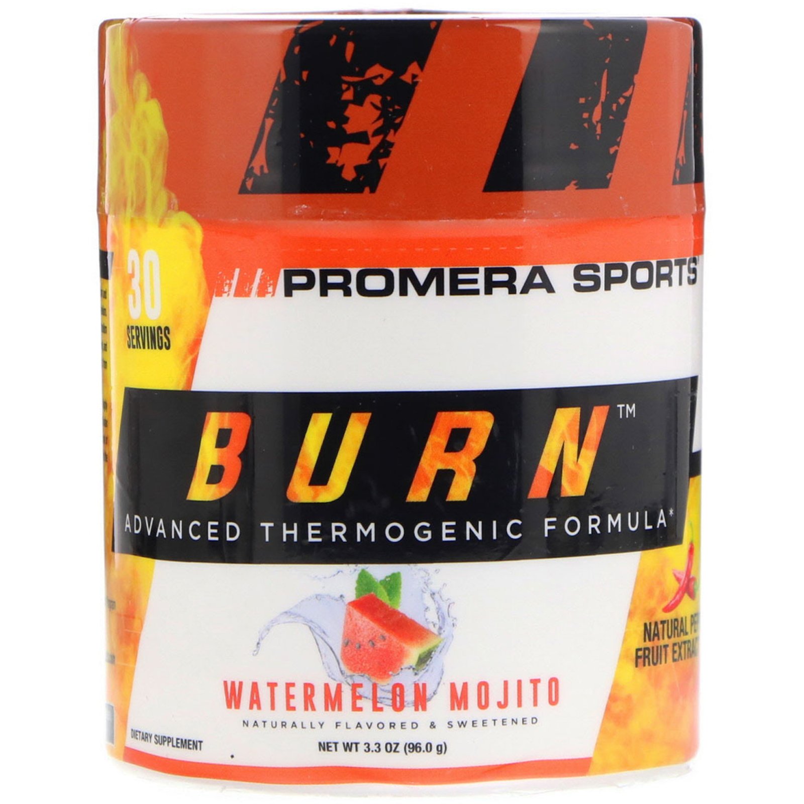 Comprar Promera Sports, Burn, Fórmula Termogênica Avançada, Mojito de Melancia, 96,0 g