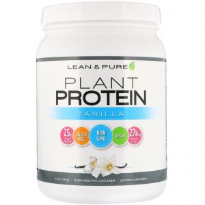 Comprar Lean & Pure, Proteína Vegetal, Baunilha, 17,4 oz (534 g)