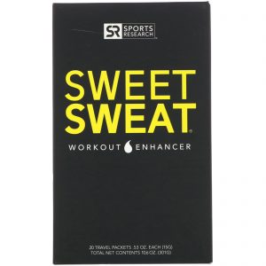 Comprar Sports Research, Sweet Sweat Workout Enhancer, 20 Travel Packets, 0.53 oz (15 g) Each
