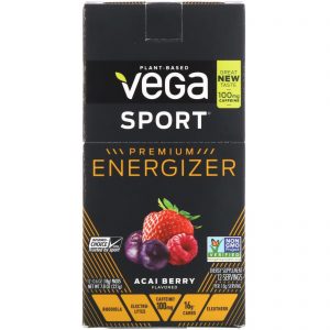 Comprar Vega, Energizer, Acai Berry, 12 Packs, 0.6 oz (18 g) Each