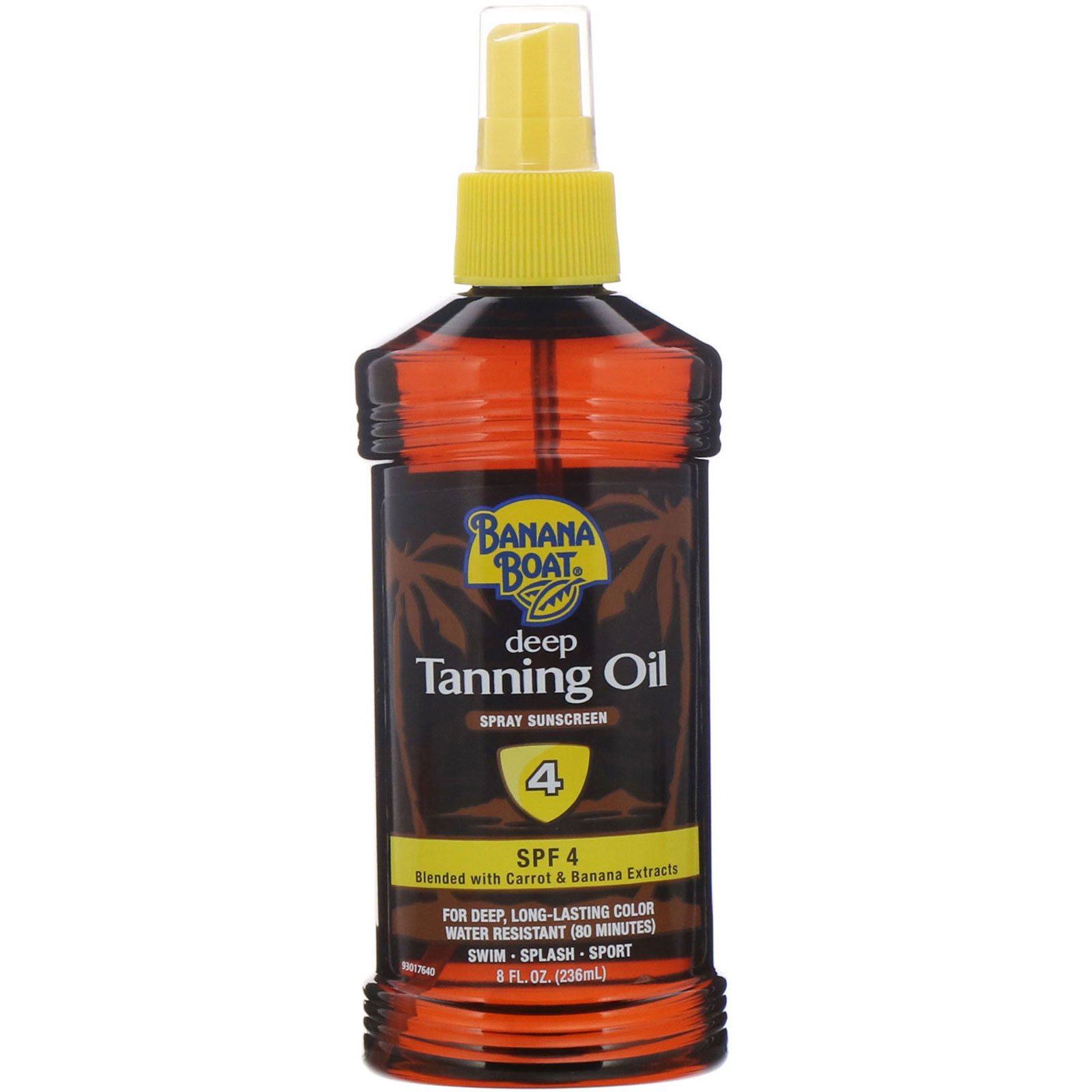 Comprar Banana Boat, Óleo bronzeador intenso, Protetor solar em spray, FPS 4, 236 ml