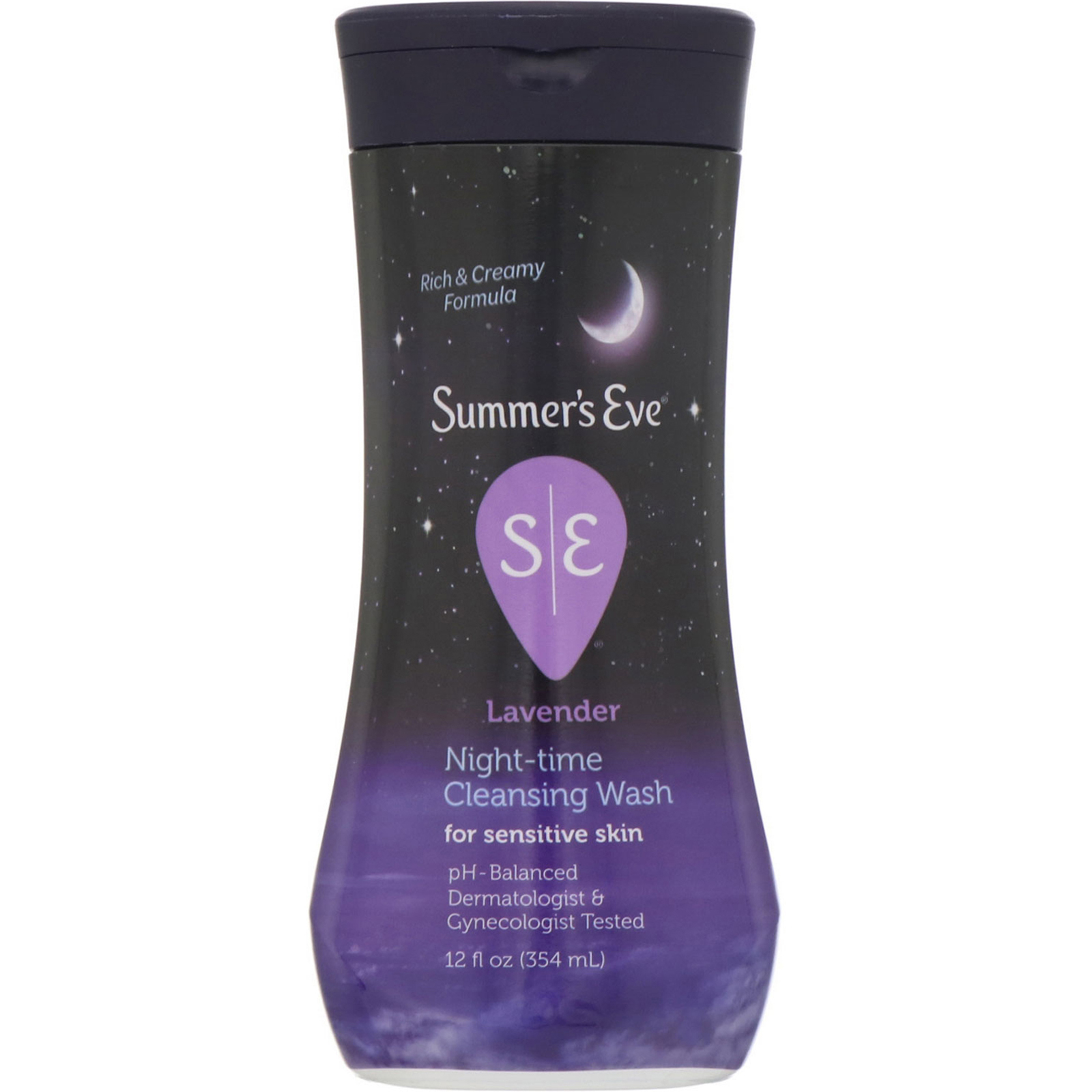 Comprar Summer's Eve, Limpeza íntima, uso noturno, Lavander, 12 fl oz (354 ml)