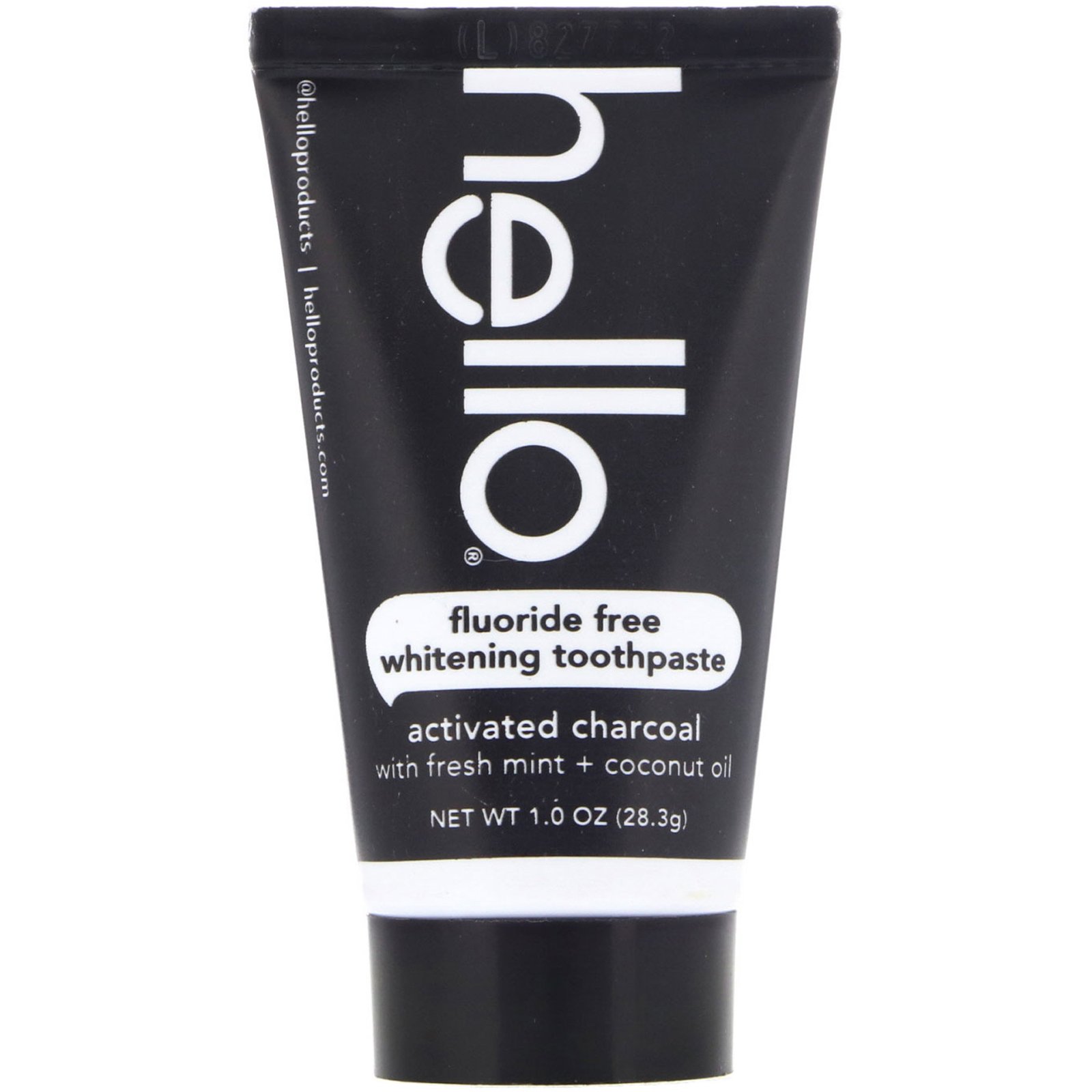 Comprar Hello, Fluoride Free Whitening Toothpaste, Activated Charcoal, 1 oz (28.3 g)