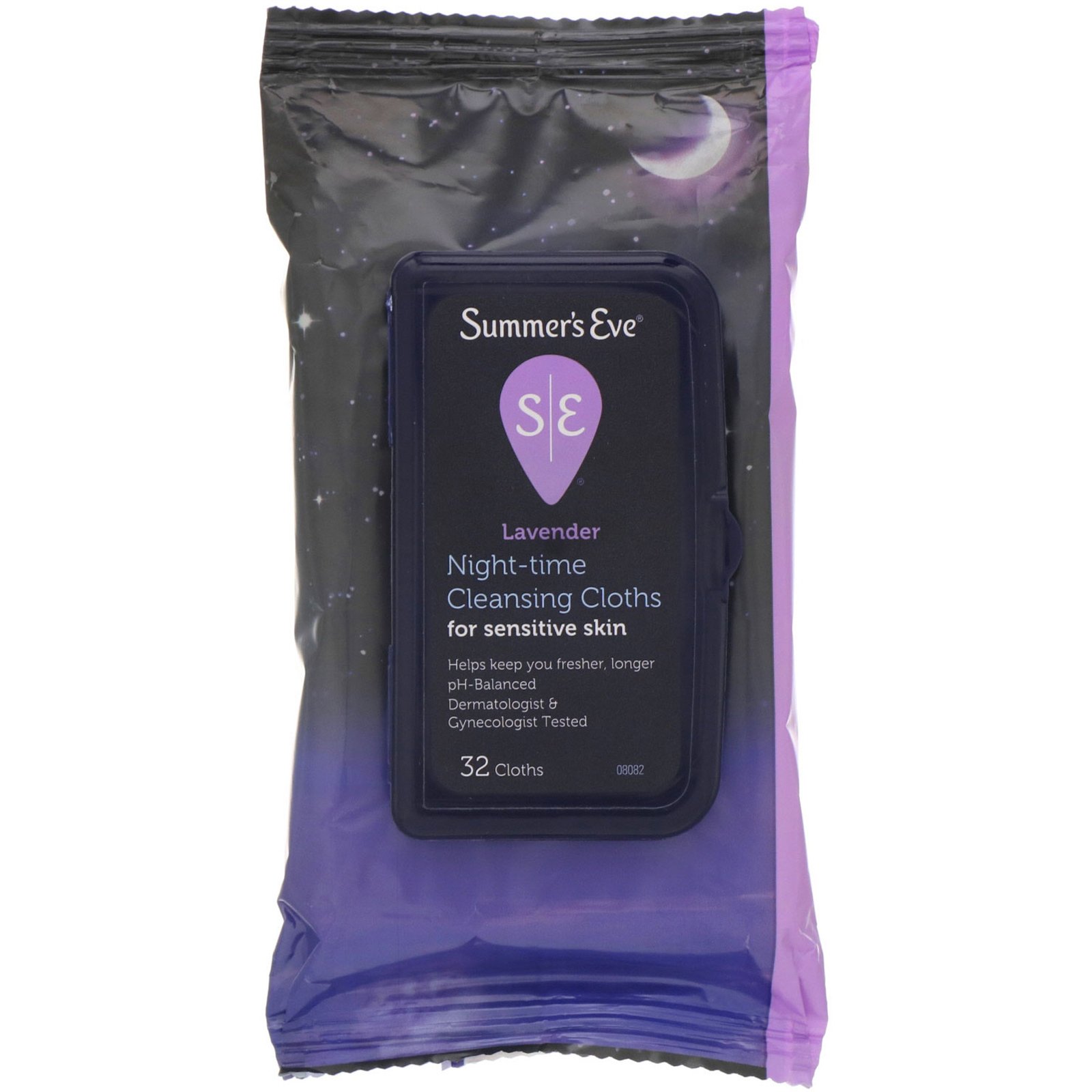 Comprar Summer's Eve, Lenços de limpeza, noturnos, lavanda, 32 lenços