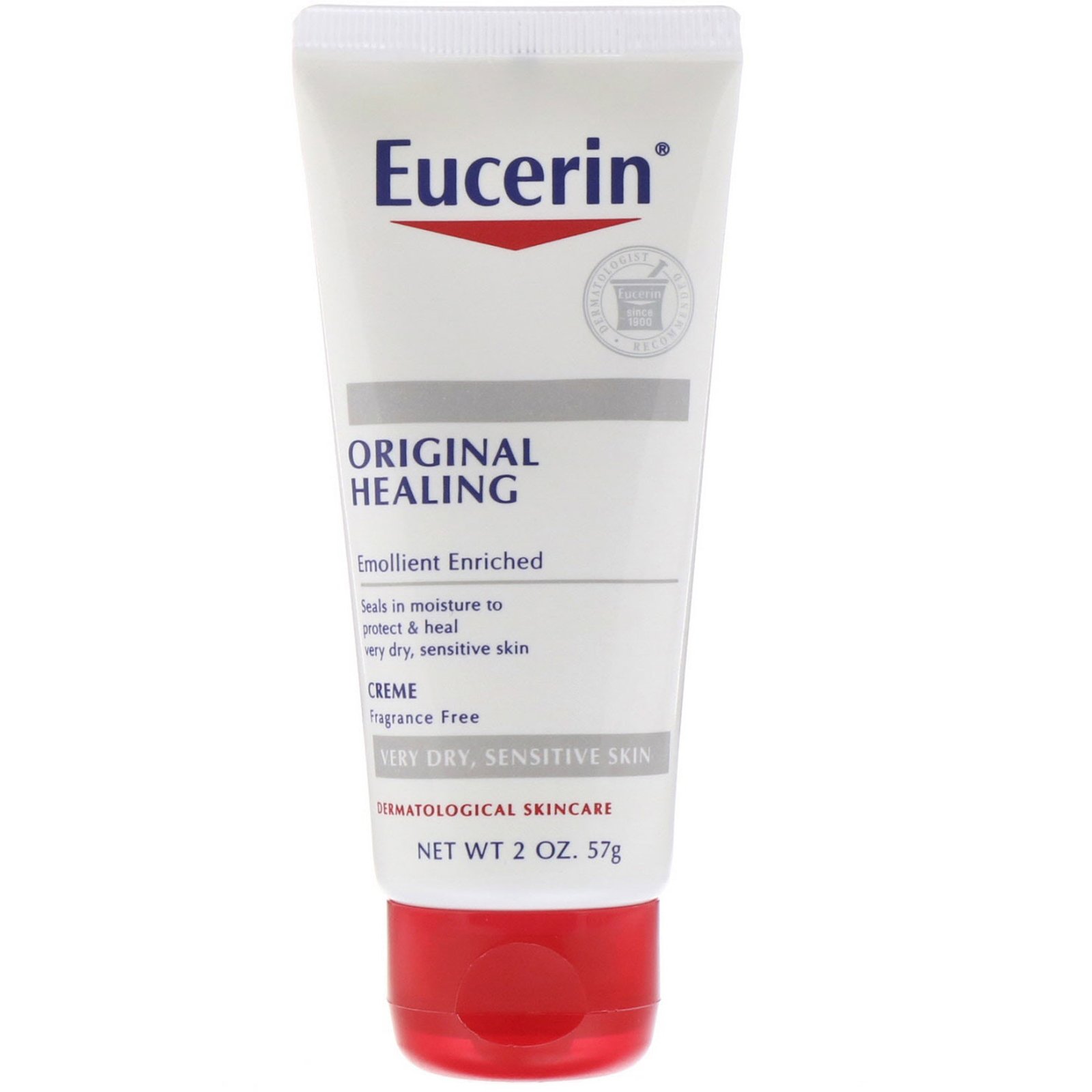 Comprar Eucerin, Cicatrizante Natural, Creme para Pele Muito Seca e Sensível, Sem Perfume, 57 g (2 oz)