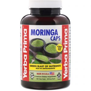 Comprar Yerba Prima, Cápsulas de Moringa, 400 mg, 180 Cápsulas Vegetais