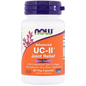 Comprar Now Foods, Advanced UC-II Joint Relief, 60 Cápsulas Vegetais