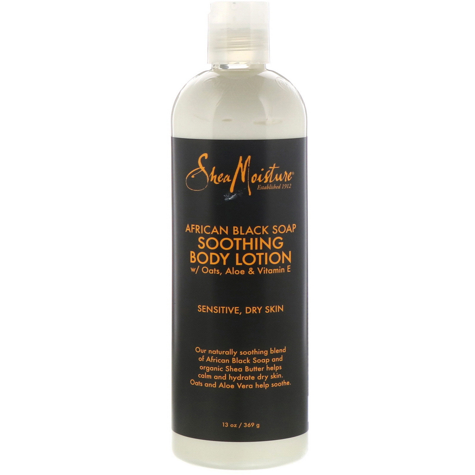 Comprar SheaMoisture, African Black Soap, Soothing Body Lotion, 13 oz (369 g)