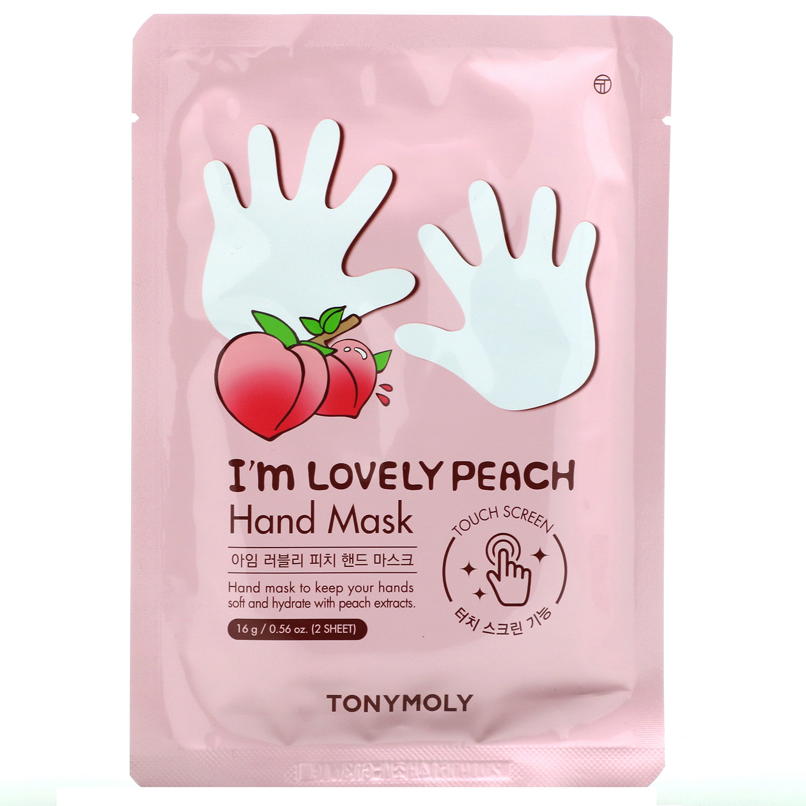 Comprar Tony Moly, I'm Lovely Peach, Hand Mask, 1 Pair, 0.56 oz (16 g)