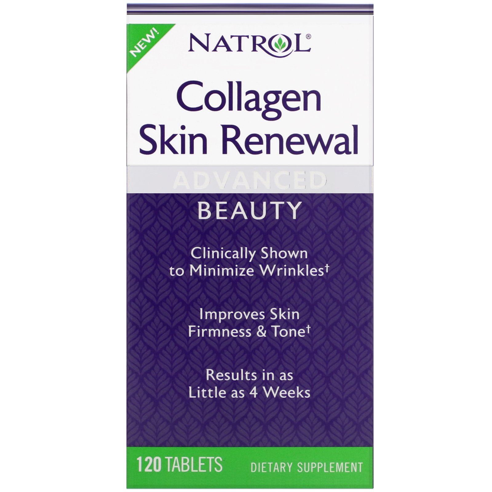 Comprar Natrol, Collagen Skin Renewal, 120 Comprimidos