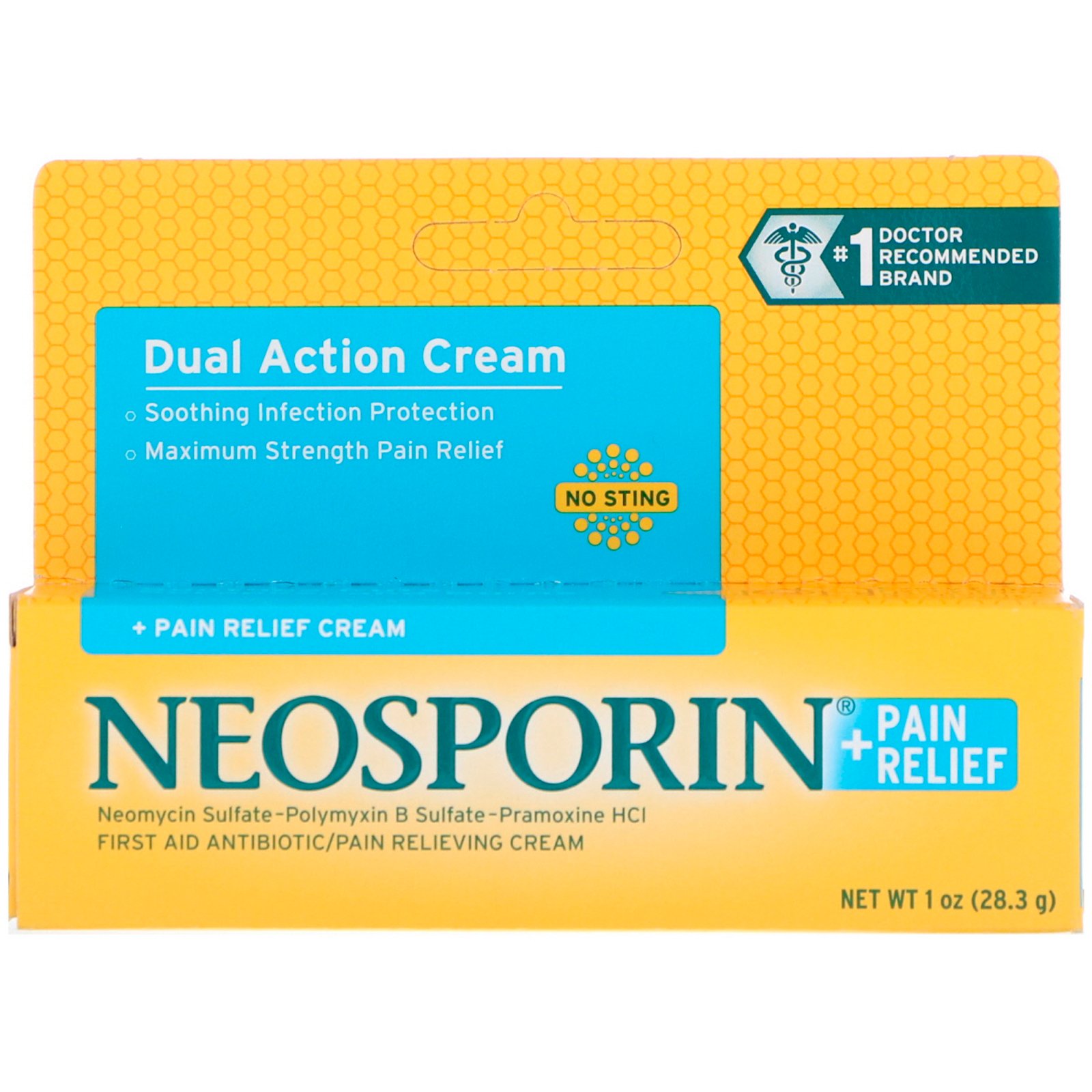 Comprar Neosporin, Creme de Dupla Ação, Creme para Alívio da Dor, 1 oz (28,3 g) - Imagem 2
