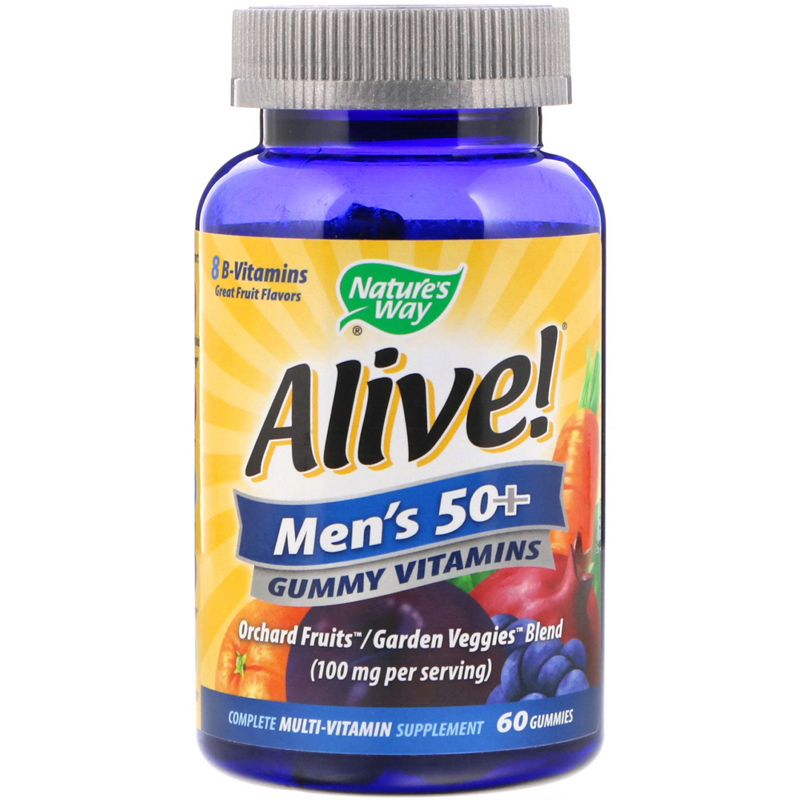Comprar Nature's Way, Alive! Gomas de Vitamina para Homens Acima dos 50, Excelente Sabor de Frutas, 60 Gomas