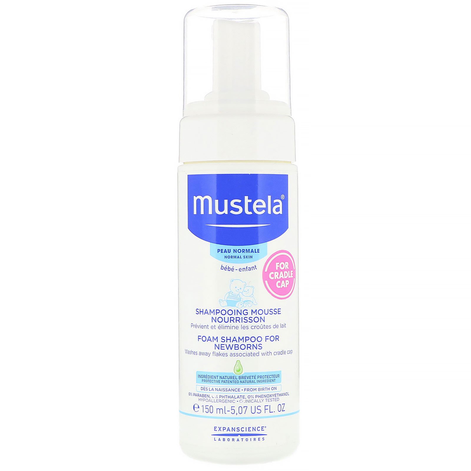 Comprar Mustela, Foam Shampoo For Newborns, 5.07 fl oz (150 ml)