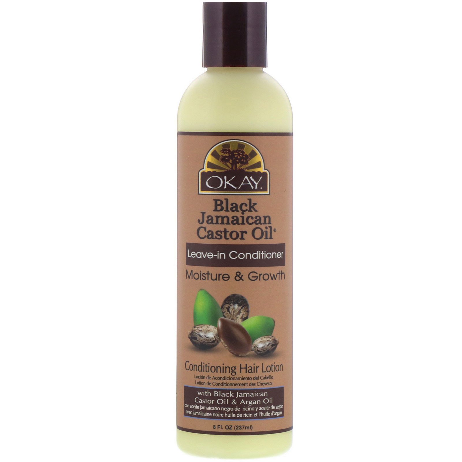 Comprar Okay Pure Naturals, Black Jamaican Castor Oil, Condicionador Leave-in, 237 ml (8 fl oz)