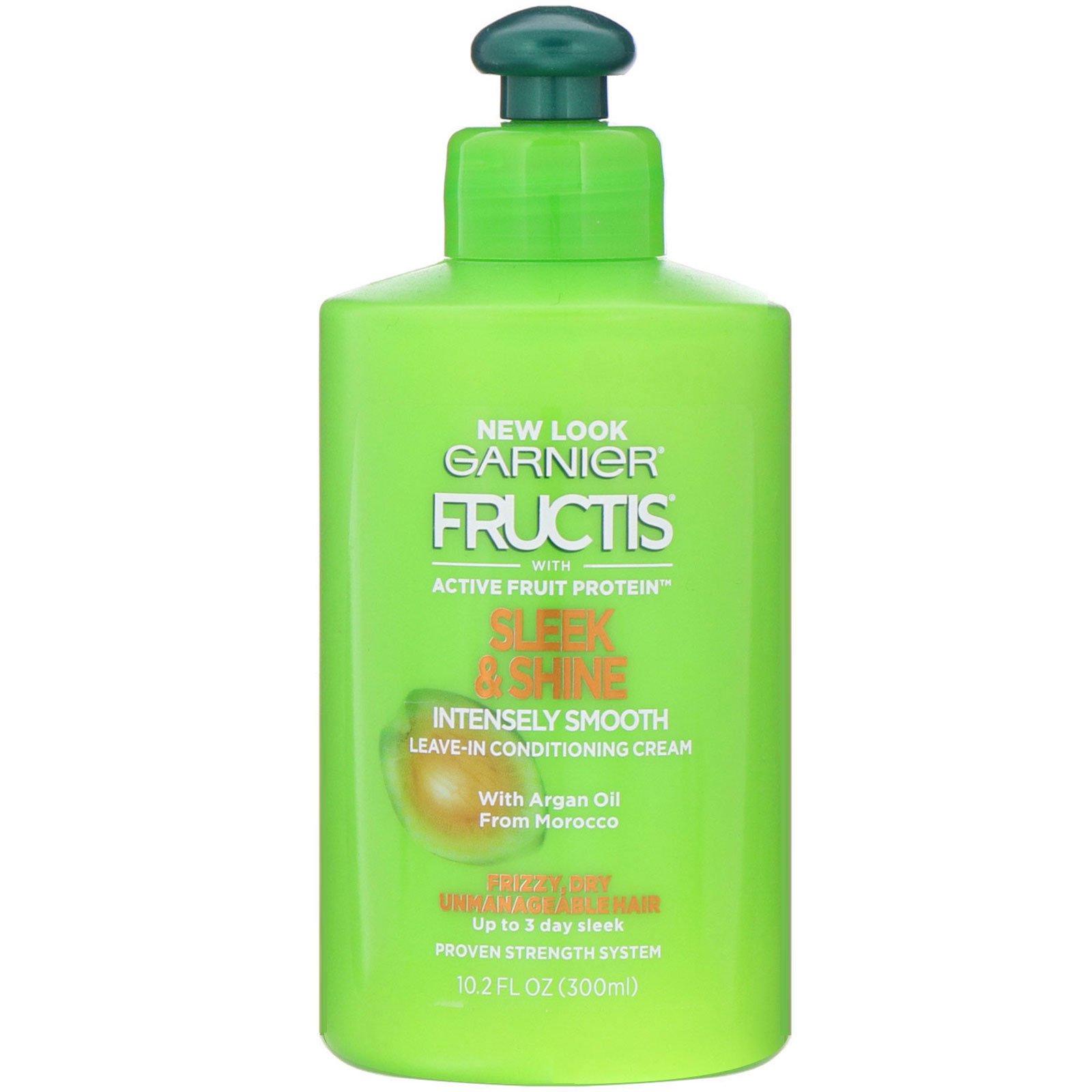 Comprar Garnier, Fructis, Sleek & Shine, Creme condicionador Leave-In intensamente suave, 300 ml