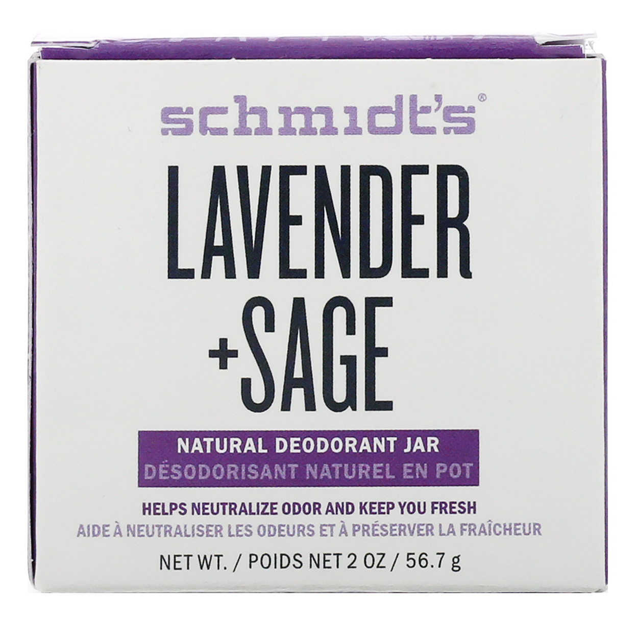 Comprar Schmidt's Naturals, Frasco de Desodorante Natural, Lavanda + Sálvia, 56,7 g (2 oz)