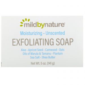 Comprar Mild By Nature, Exfoliating Bar Soap, with Marula & Tamanu Oils plus Shea Butter, Unscented, 5 oz (141 g)