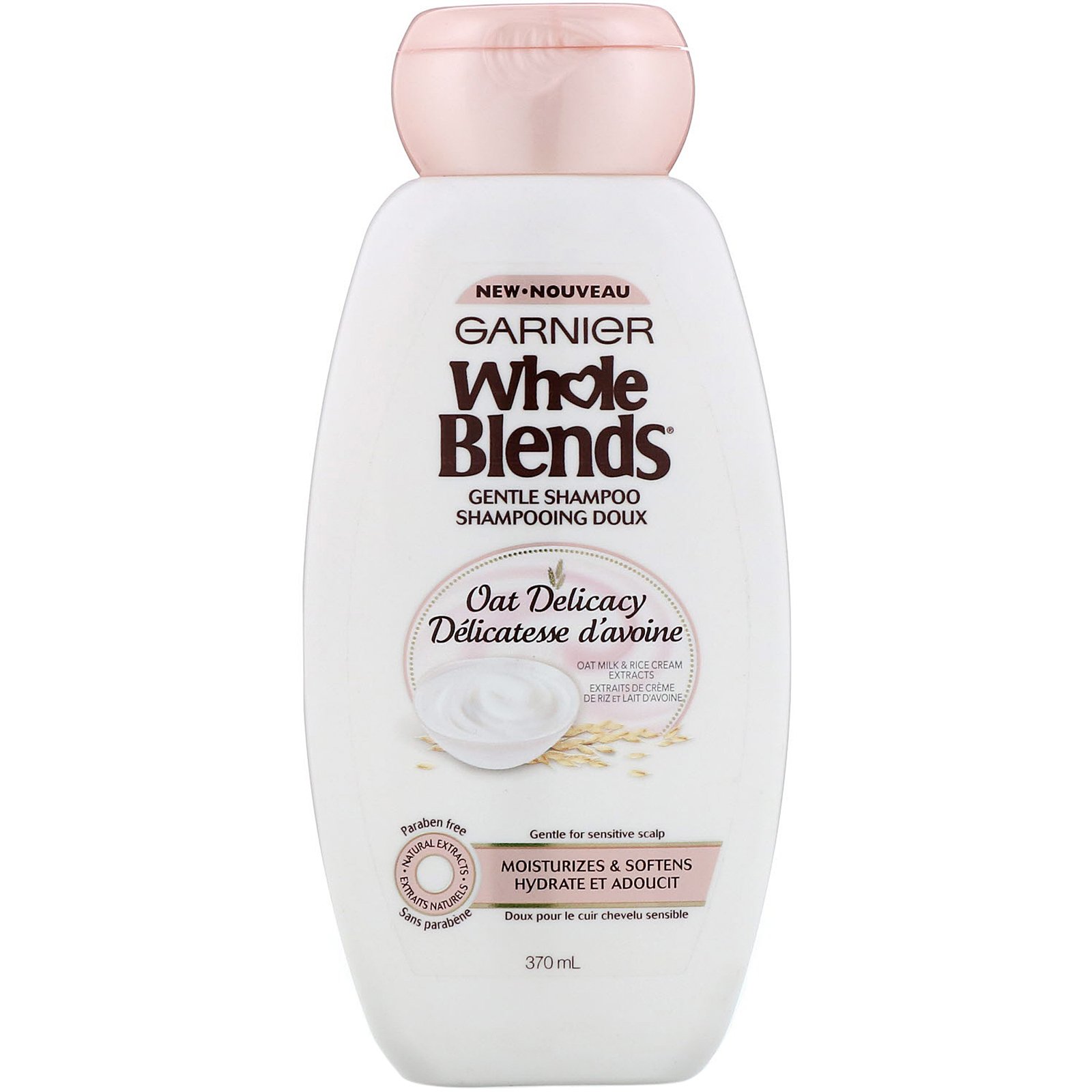 Comprar Garnier, Whole Blends, shampoo suave delicadeza de aveia, 370 ml