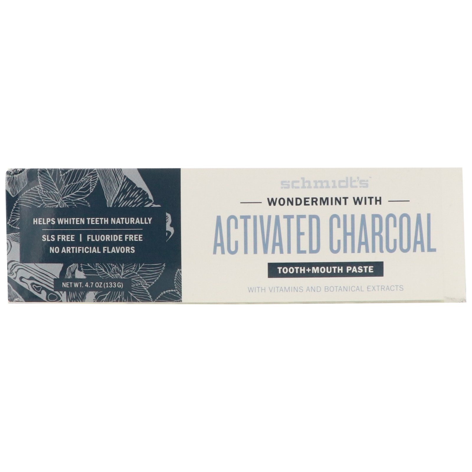 Comprar Schmidt's Naturals, Tooth + Mouth Paste, Wondermint with Activated Charcoal, 4.7 oz (133 g)