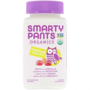 Comprar SmartyPants, Orgânico, Toddler Complete, 60 Gomas Mastigáveis Vegetarianas