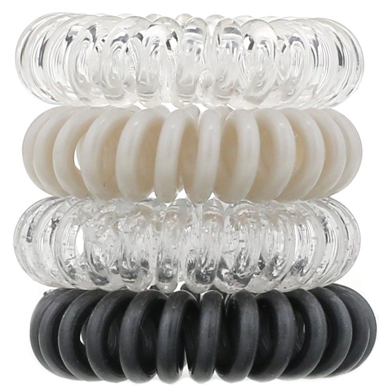Comprar Kitsch, Hair Coils, Charcoal, 4 Pieces